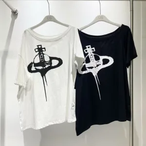 1:1 Vivienne Westwood Wood Short-Sleeved T-Shirt