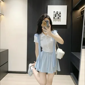 1:1 Luxury Miu Miu Abs Short-Sleeved Shirts For Summer