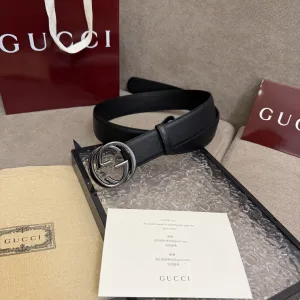 Designer Luxury Supreme Belt Black