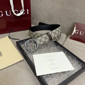 Designer Luxury Supreme Belt Black