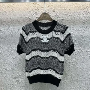 Luxury Chanel Short-Sleeved Shirt