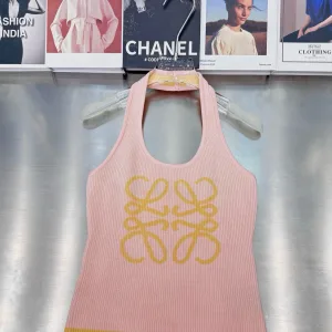 Luxury High Quality Loewe Jacquard Vest