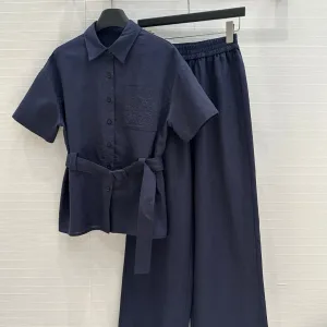 Designer Loewe Cotton Short-Sleeved Shirts