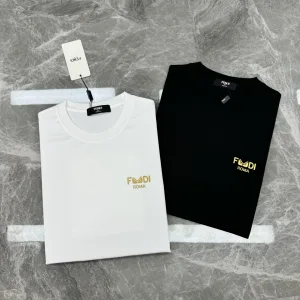 Designer Fendi Cotton Short Sleeves For Spring