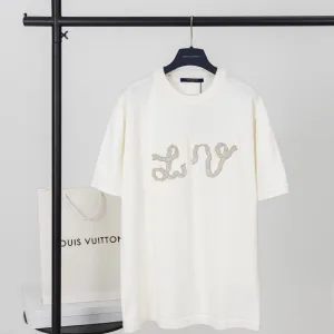High Quality Louis Vuitton Cotton Short Sleeves