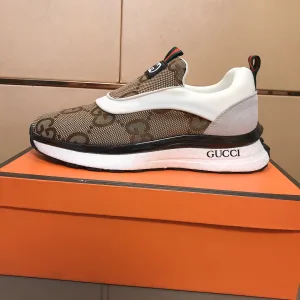 1:1 Gucci Cowhide Casual Shoes