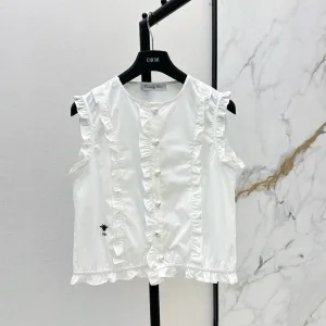 Luxury Aaa Dior Sleeveless Shirt