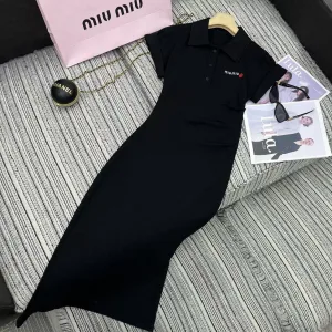 Designer Miu Miu Short-Sleeved Shirt