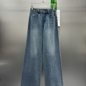High Quality Luxury Loewe Denim Pants