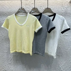 Luxury High Quality Miu Miu Short Sleeves