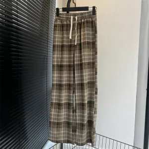 Luxury High Quality Ralph Lauren Plaid Trousers