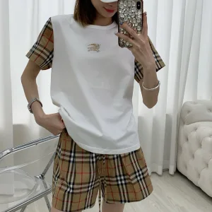 Luxury Burberry Short-Sleeved Shirts