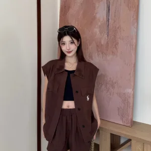 1:1 Luxury Ralph Lauren Linen Shorts