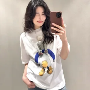 Aaa Loewe Cotton Short Sleeves For Spring