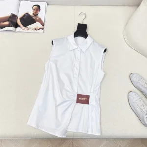 Aaa 1:1 Loewe Leather Sleeveless Shirt