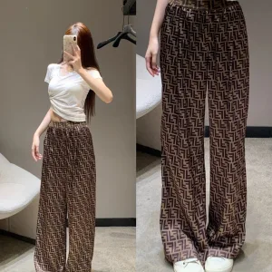 Aaa 1:1 Fendi Acetate Trousers For Summer