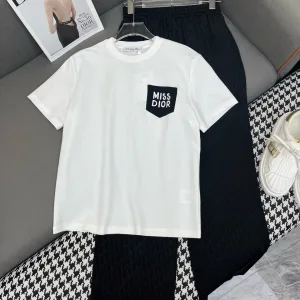 Luxury Aaa Dior Jacquard Short-Sleeved Shirts