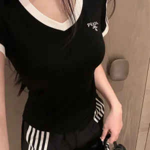 Luxury Prada Short-Sleeved T-Shirt