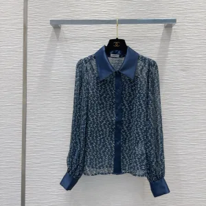 Luxury Designer Chanel Long-Sleeved Shirts