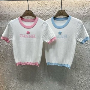 Aaa Chanel Jacquard Short Sleeves