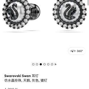 Super Clone Swarovski Earrings White Easy To Match