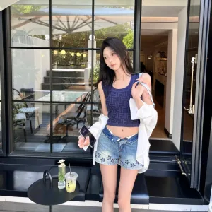 Aaa Luxury Chanel Denim Shorts