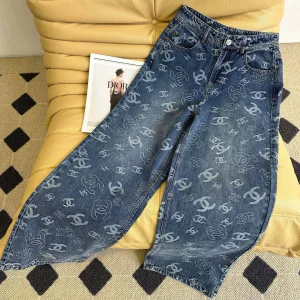 Luxury Chanel Jacquard Pants