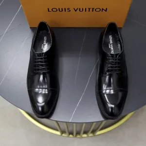 Luxury High Quality Louis Vuitton Cowhide Leather Shoes