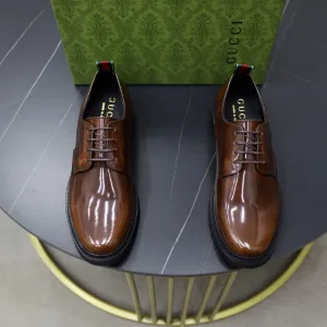 Luxury Gucci Cowhide Leather Shoes