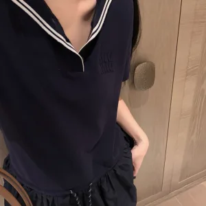 Designer Aaa Miu Miu Short-Sleeved Shirts