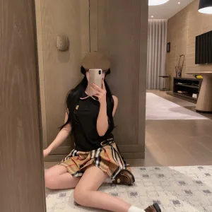 Aaa Designer Burberry Plaid Dresses