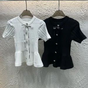 Designer Aaa Miu Miu Short Sleeves