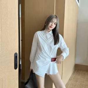 High Quality Loewe Breathable Fabric Long-Sleeved Shirt