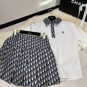 Aaa High Quality Dior Jacquard Short-Sleeved Shirt