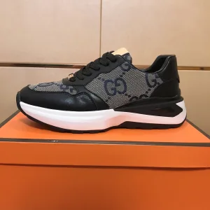 1:1 Luxury Gucci Cowhide Casual Shoes