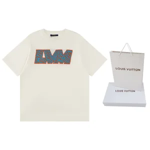 1:1 Louis Vuitton Cotton Short-Sleeved T-Shirt