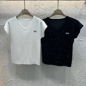 Aaa Miu Miu Stone Short Sleeves