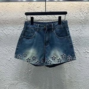 Designer Chanel Denim Shorts