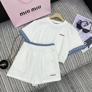 1:1 Miu Miu Short-Sleeved Shirts