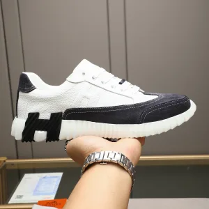 Luxury Hermès Cowhide Sneakers