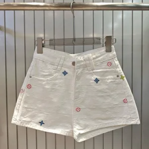 Designer Louis Vuitton Denim Shorts