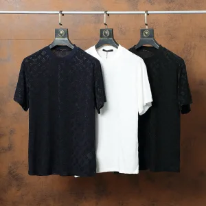 Aaa Designer Louis Vuitton Jacquard Short Sleeves