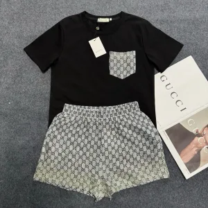 High Quality Gucci Jacquard Short-Sleeved Shirts