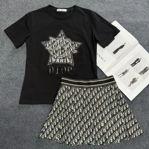 High Quality Dior Jacquard Short-Sleeved Shirts