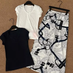Luxury Aaa Hermès Short-Sleeved Shirts