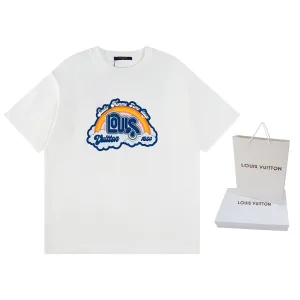 Aaa 1:1 Louis Vuitton Cotton Short-Sleeved T-Shirt