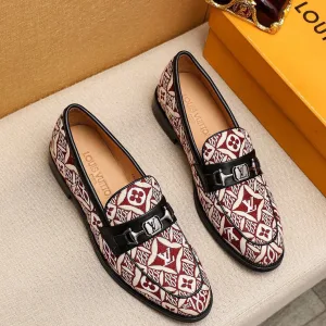 Luxury High Quality Louis Vuitton Cowhide Leather Shoes