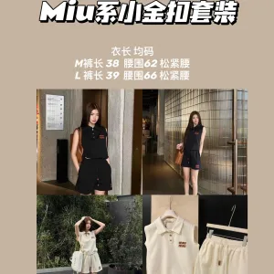 Luxury Designer Miu Miu Gold Shorts