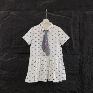 Designer Thom Browne Short-Sleeved Shirt
