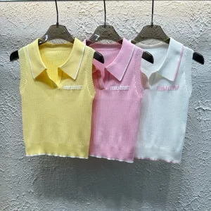 1:1 Miu Miu Jacquard Vest